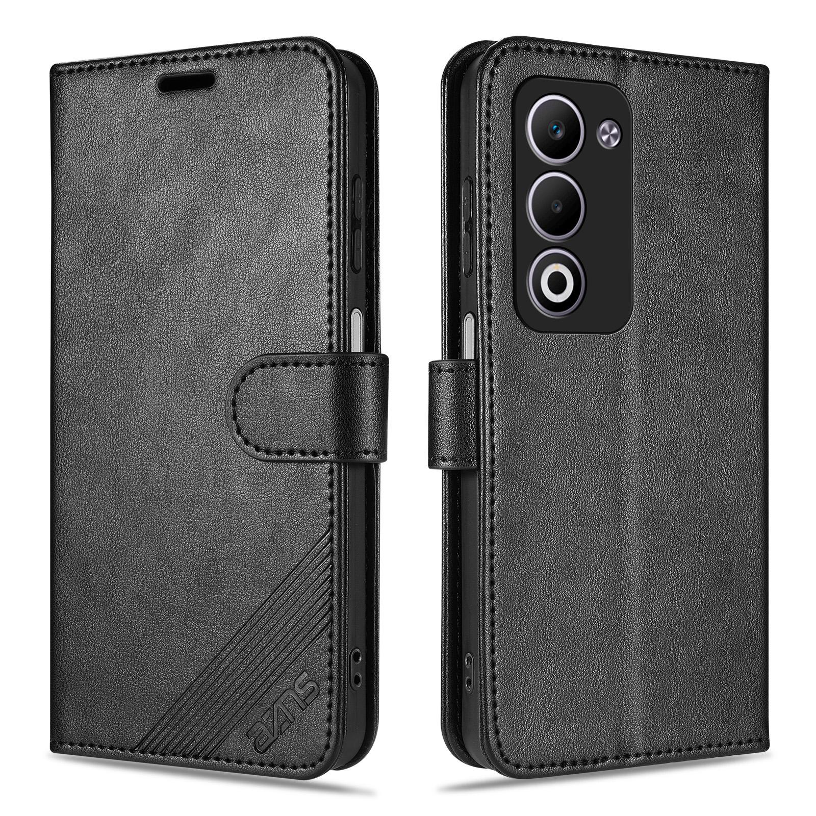 

AZNS Phone Case For Oppo A5i Pro 4G/A5 5G/A6i Anti-Scratch PU Leather Stand Wallet Cover