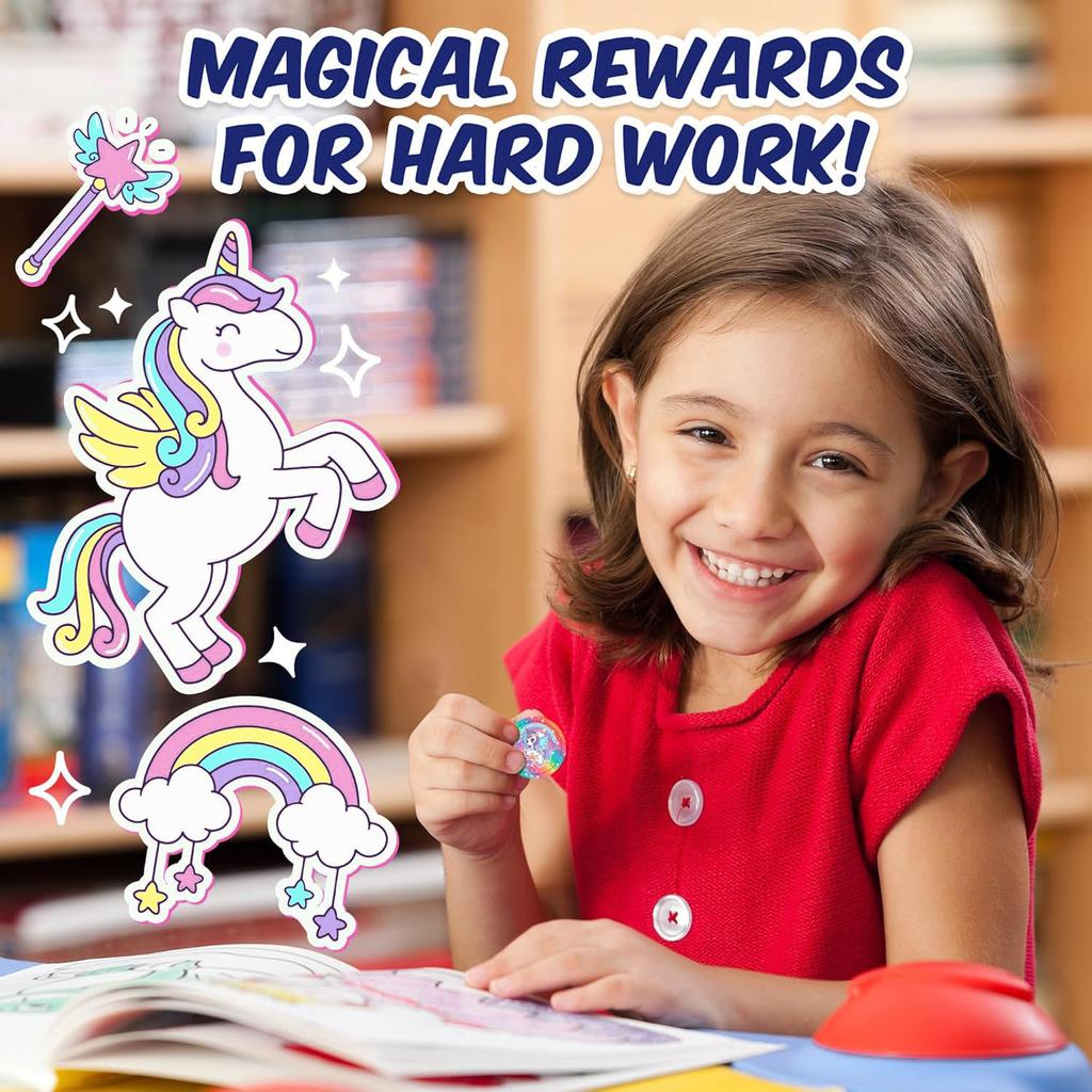 500Pcs Roll Purple Cute Horse Teacher Reward Sticker Fun Motivation Sticker Teacher Student Stationery Stickers