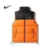 Men's Korean Style Color Block Thick Warm Down Cotton Vest for Winter and Autumn