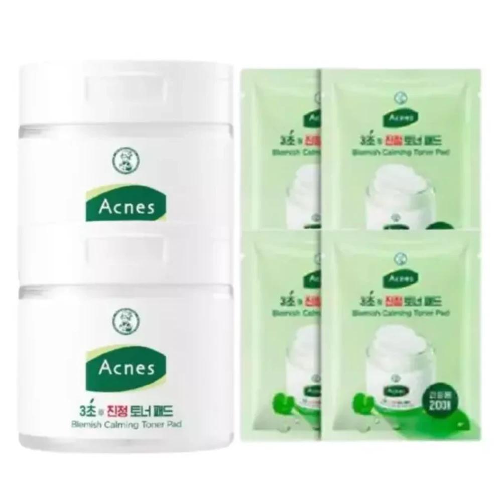 [Acnes] 3 Sec Calming Toner Pad 70 Sheets + Refill 40 Sheets / 2 Set