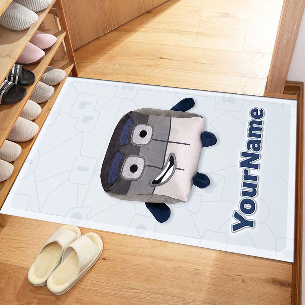 Numberblocks Customizable Name Floor Mat Design for Decorate room Kitchen Balcony Study room Antislip Carpet Office home decor