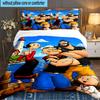 Popeye's Strength Displayed 3PCS Bedding set,Ideal for 1pc Duvet Cover And 2pcs Pillowcases Perfect for Fan gift,Ideal for Bedroom, Dormitory