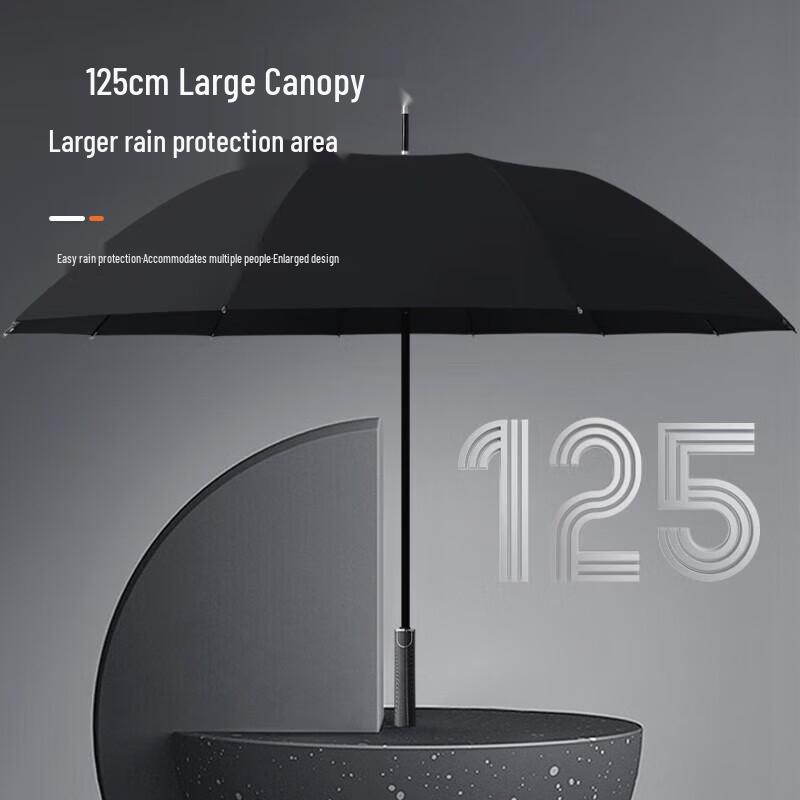 MIDO M1155 Oversized 12-Rib Windproof Automatic Long Handle Umbrella
