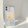 Transparent Carton Bear Phone Case For Iphone 14 Plus 13 12 11 Pro Xs Max X Xr 7 8 Se2 Se3 Shockproof Soft Silicone Cover Shell