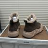 thick-soled velvet high-top shoes for women's winter new warm wool cotton shoes fashionable versatile thick-soled casual shoes