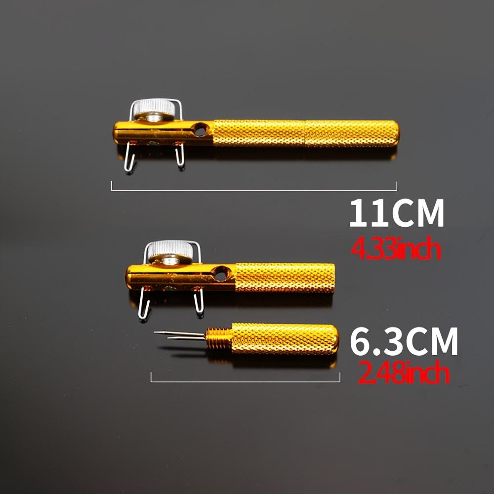 [Portable Fishing Tool] Compact Aluminum Alloy Dual-Purpose Portable Fishing Line Knotter & Hook Tying Tool | Ideal for Anglers
