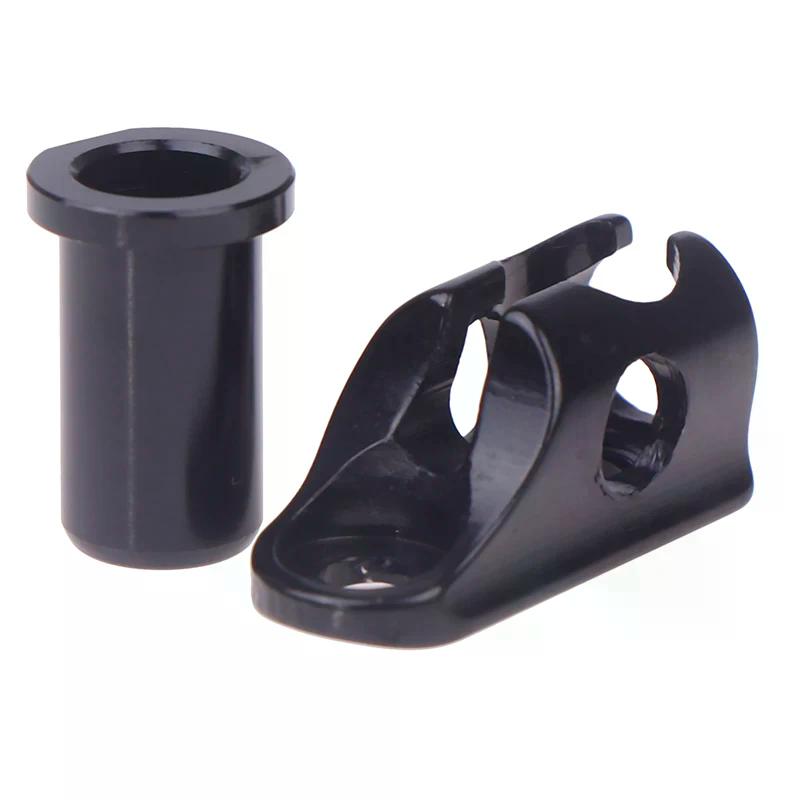 Bike Frame Components: Single/Double Cable Stopper, Brake Shift Cable Seat, Carbon Finish Bicycle Accessories