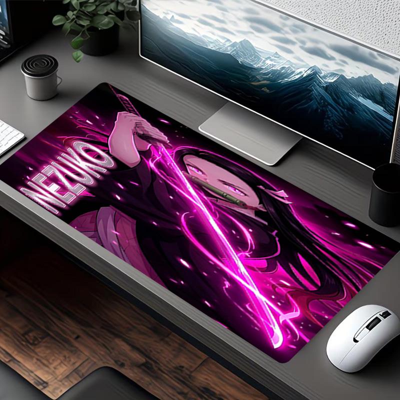 Demon Slayer Print Mouse Pad, for Keyboard Pad Laptop PC Mat for Office Home Use, Desk Decor, Perfect Birthday Gift for Gamers