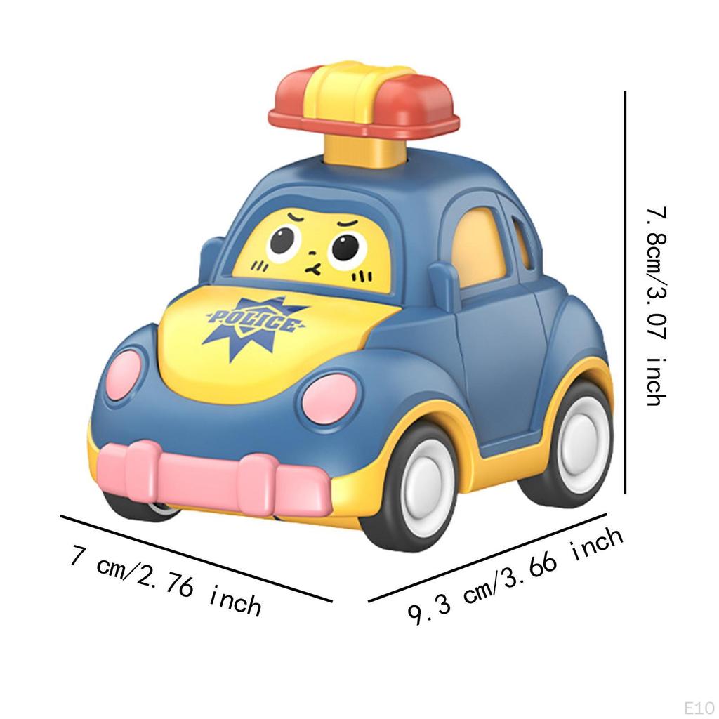 Friction Car for Kids, Cartoon Vehicle Early Learning And Play