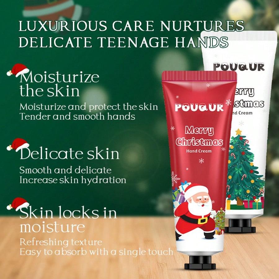 1pc Christmas Hand Cream Set, Brightening And Moisturizing, Suitable For Dry And Cracked Hands, Suit