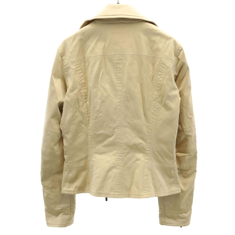 HUGO BOSS made in Italy Riders jacket XS beige Double zip Women Used