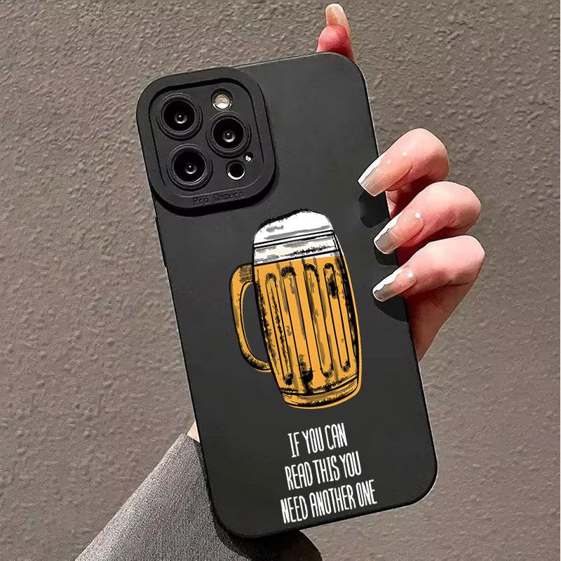 Lustige Bier-Candy-Farbe Handyhülle Für iPhone 16 15 14 13 12 11 Mini X XS Max XR 16 15Plus Stoßfeste Silikon-Weichabdeckung
