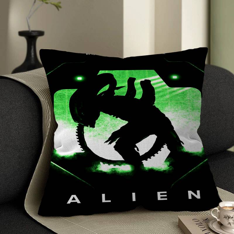 Alien Movie Art Poster Alien Cushion Cover Car Throw Pillow Case For Sofa Car Christmas Gift xcm xcm