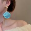 Zinc Zinc Alloy Earrings Necklace Shell Starfish Necklace Starfish Beach Earrings  Girls Couple Gift