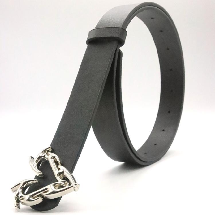 Trendy Waist Belt Chain Punk Heart for Casual Costume Belt for Jeans Dress