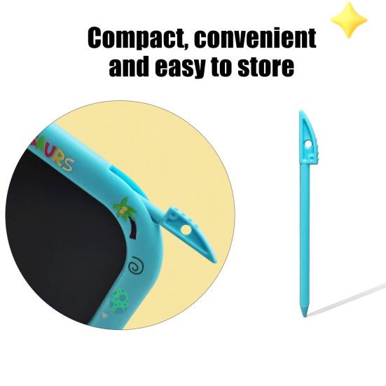Mini LCD Writing Tablet Keychain with Pen Kids Colorful Doodle Notepad Erasable Drawing Board Sketch Pad Bag Backpack