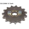 530 Chain 20mm 10 11 12 13 14 15 16 17 18 19 20 21 Teeth Front Engine Sprockets For 200 250cc Dirt Bike ATV Quad Buggy Motorbike