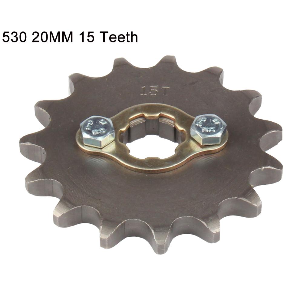 530 Chain 20mm 10 11 12 13 14 15 16 17 18 19 20 21 Teeth Front Engine Sprockets For 200 250cc Dirt Bike ATV Quad Buggy Motorbike