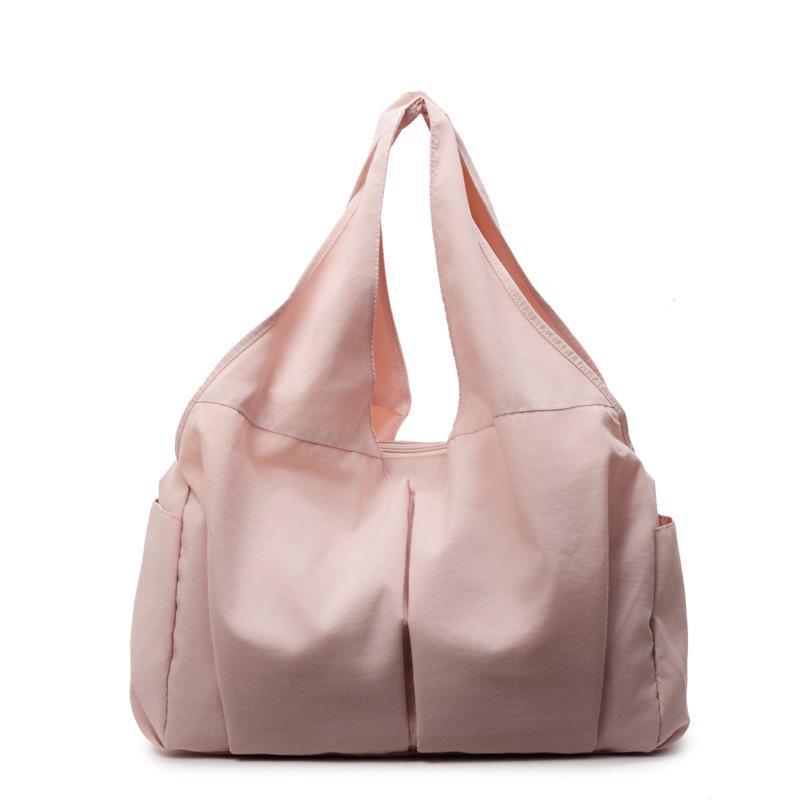 Nylon Large Capacity Multi-Pocket Gym & Travel Bag - Japanese Style Casual Shoulder Bag for Moms