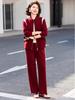 2026 Stylish Women's Spring/Fall Two-Piece Suit for Middle-Aged and Elderly: Casual Outerwear