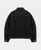 Lettercomo Soft Corduroy Trucker Jacket Black
