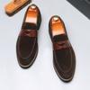 8608 Loafers Men's Loafers Men's One-Pedal Lazy Shoes Large Size Casual Men's Small Leather Shoes