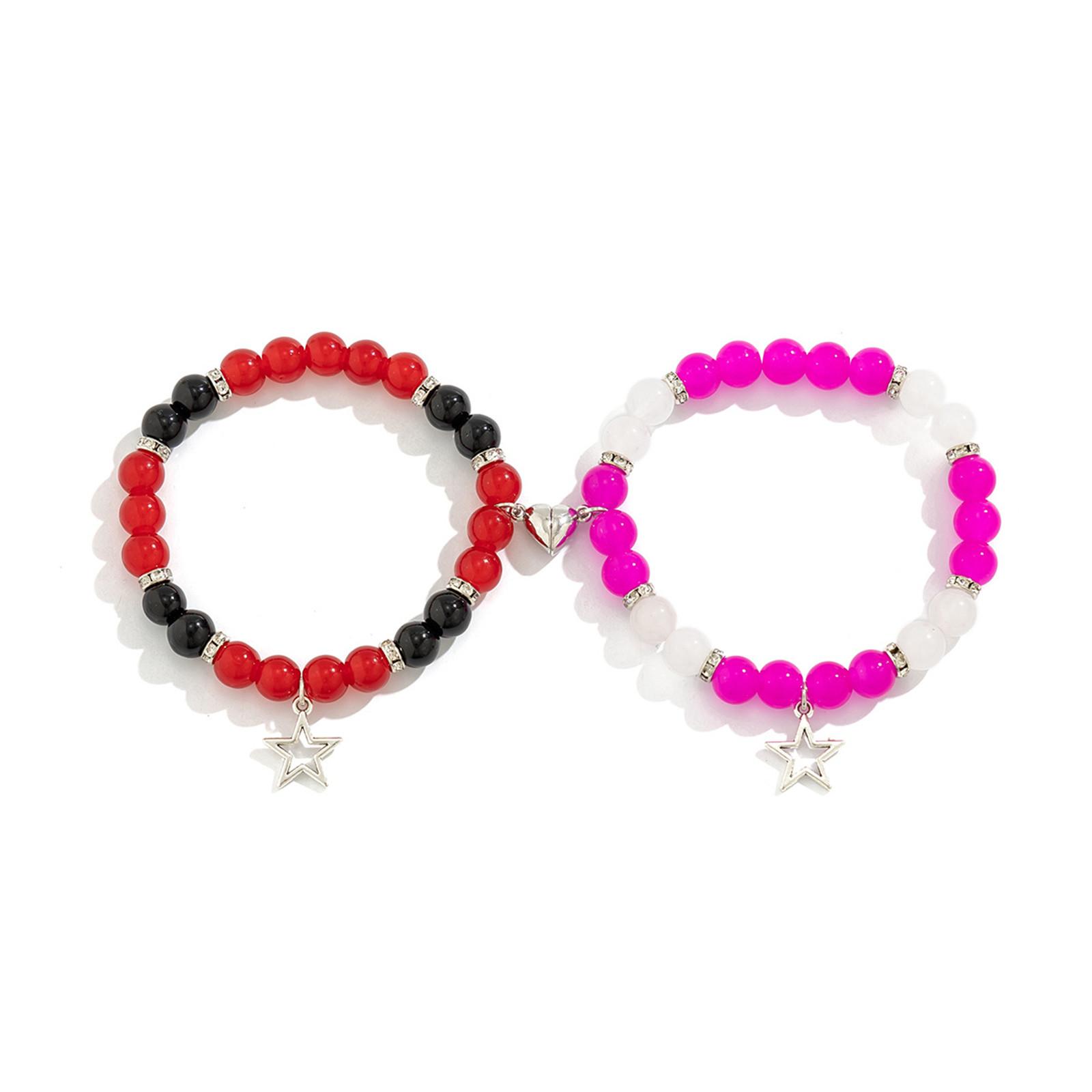 

Стильный браслет-шарм с подвеской-звездой, модный браслет из бусин, шикарное украшение на запястье, модный аксессуар на каждый день 8