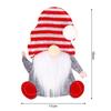 Santa Claus Pattern Cutlery Holder Utensil Bag Fork Knife Pocket Xmas Decoration