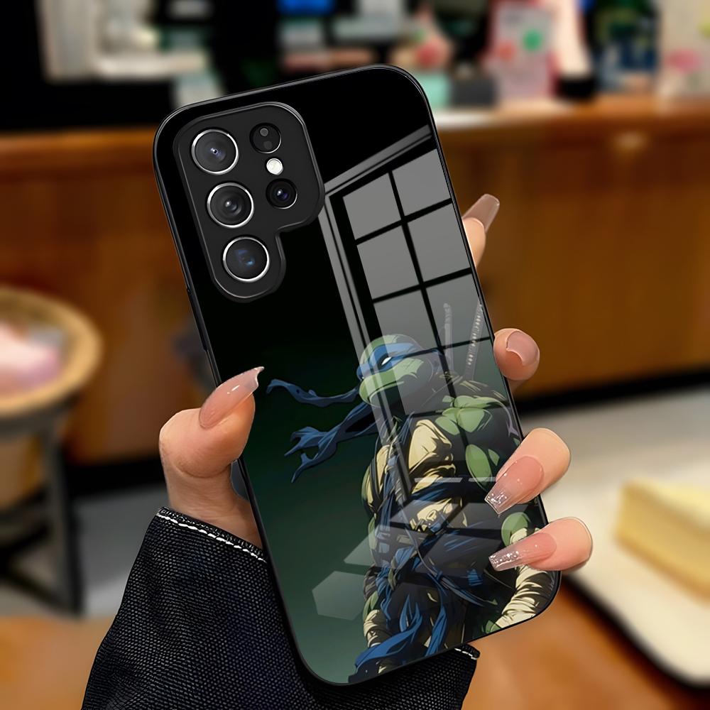 

Teenage Mutant Ninja Turtles Phone Case For Samsung A25 A13 A33 5G A54 A36 A35 A56 A52 A14 Shockproof Glass Cover Samsung A13 5G