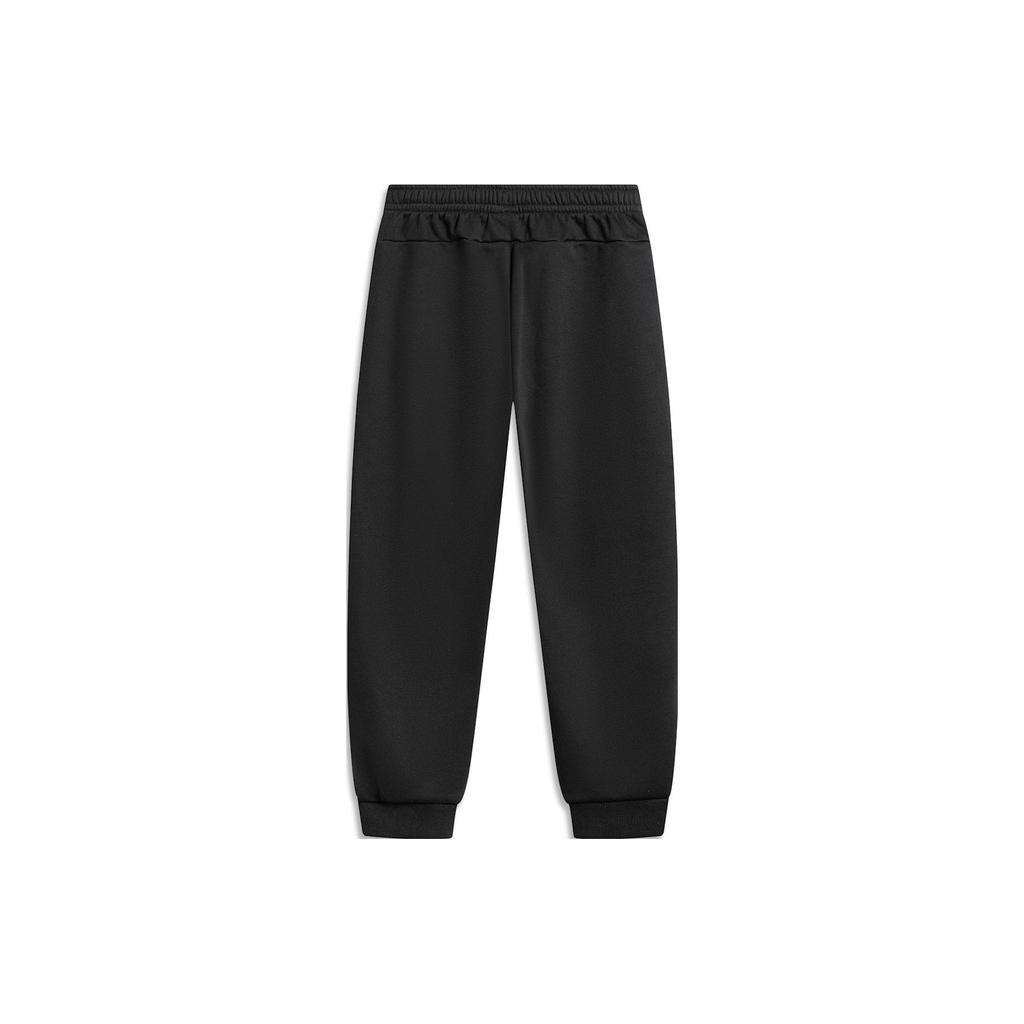 Li Ning Fitness Series Fleece Lined Thermal Fashion Versatile Comfortable Outdoor Running Cuffed Pants AKLUA73-6