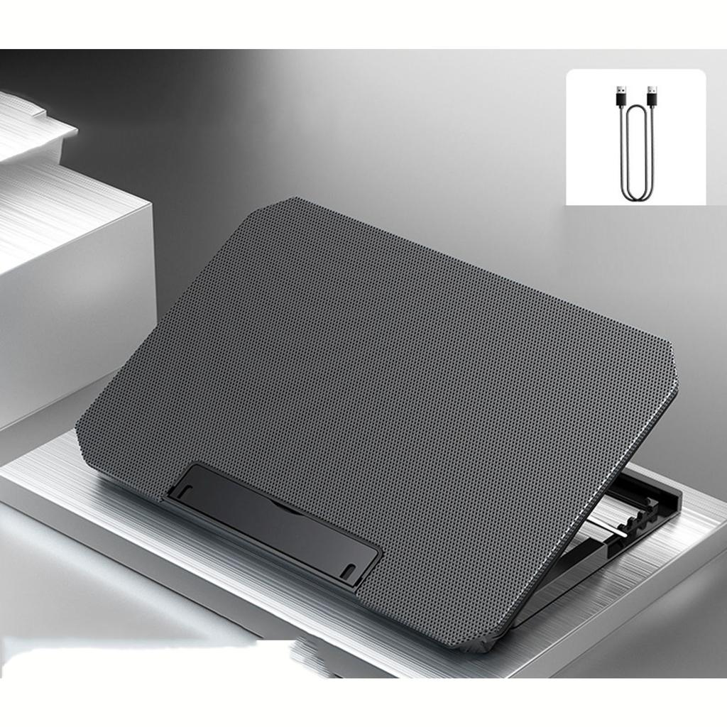 Foldable Cooling Pad For Laptop With Double Fan And 2 USB Port Height Adjustable Ergonomic Laptop Holder Tablets Stand