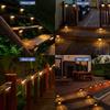 Outdoor waterproof LED solar deck light, suitable for steps, fences, courtyards, terraces,alleys,passages,backyards, and gardens
