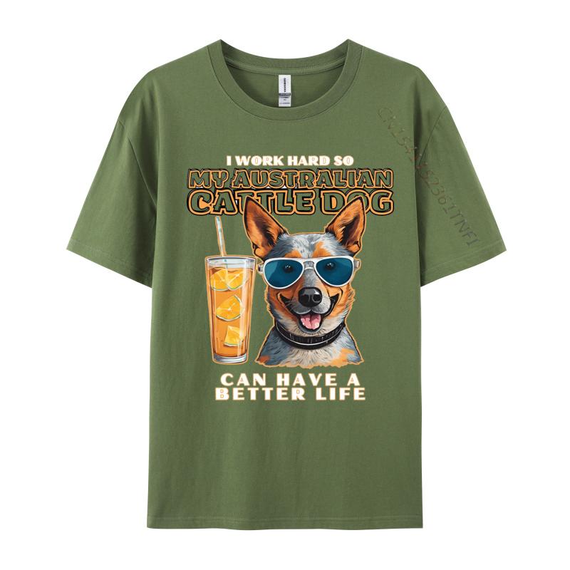 

Australian Cattle Lovers Tshirts Latest Printing 100 Cotton Tshirt Tops Tees Black Shirt Graphic Tees 4XL