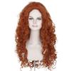Synthetic Long Curly Orange Hair for Woman Water Wave Wigs Female Costume Cosplay Halloween Party Girls Wig Women