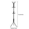 Clothes And Hats Rack Metal Multi Hooks Mobile And Convenient Coat Rack For Home Living Room Hangers Clothes Rack Stand