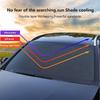 Car Windscreen Sun Shade for Toyota 4Runner 2003 2004 2005 2006 2007 2008 2009 Front Windshield Sunshade Foldable Cover Visor Sunshades Interior