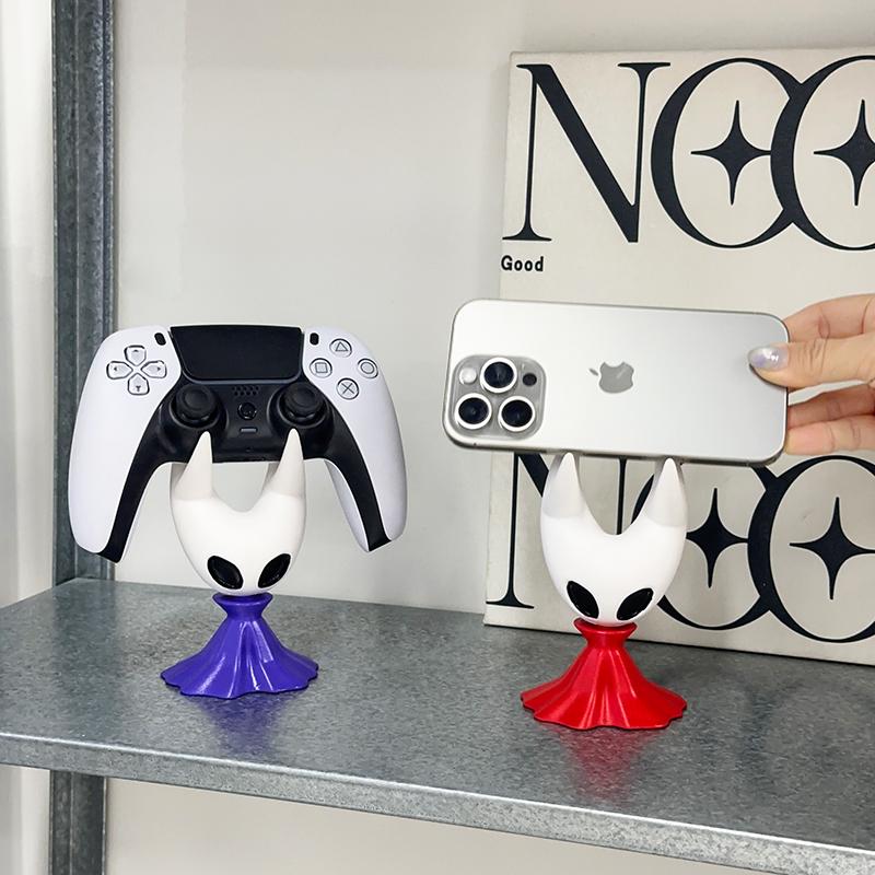 Hollow Knight Hornet Resin Controller & Phone Stand Universal Holder for Ps5 Xbox Switch Gaming Room Desktop Aesthetic Decor