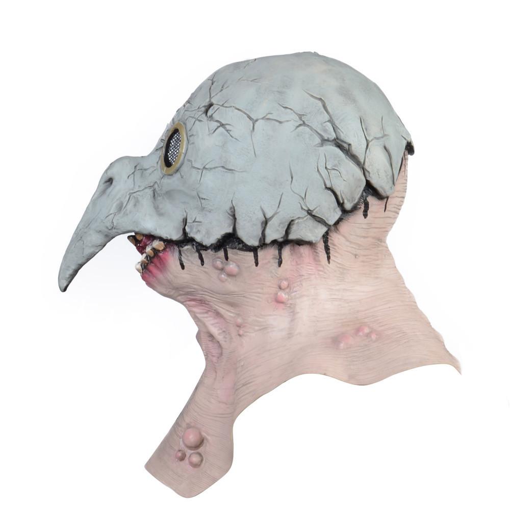 New Halloween steampunk plague doctor mask, latex horror bird beak doctor mask for costume parties