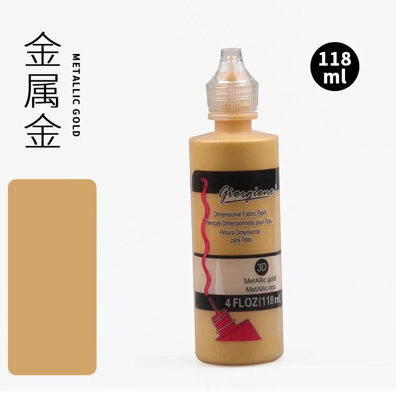 118ml Farbige Acrylfarbe 3D Dreidimensionale Farbe DIY Handbemalte Graffiti Textilfarbe
