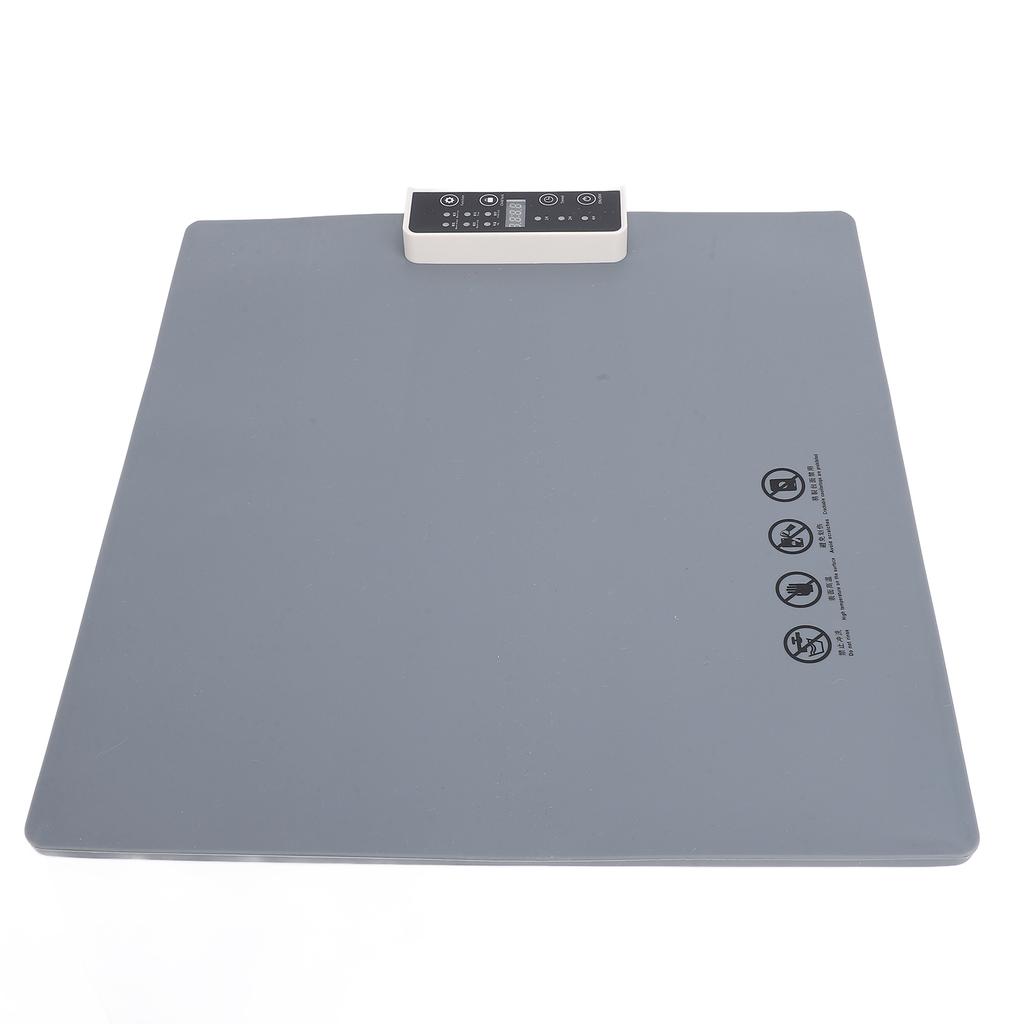 Electric Warming Tray Rollable Full Surface Heating with 5 Temperature Settings 1H 2H 4H Timer Silicone Food Warmer for