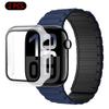 Silicone Strap+Case For Apple Watch Ultra 3/2/1 49mm 11 10 46mm 42mm Magnetic Band iWatch 9 8 7 45mm 41mm 6 5 SE 44mm/40mm Cover