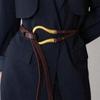 Adjustable Decorative Buckle Belt Pu Leather Lady's Knotted Belt Women's Waist Belt  Daily Wear