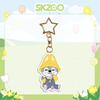 Stray Kids SKZOO Kindergarten Acrylic Keychain, Cute Cartoon Star Clasp Bag Pendant, Kpop Fan Collection Gift For Stay