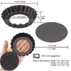 Cake Dessert with Removable Bottom Mini Non-stick Quiche Mould Tart Pan Pie Mold Baking Tool