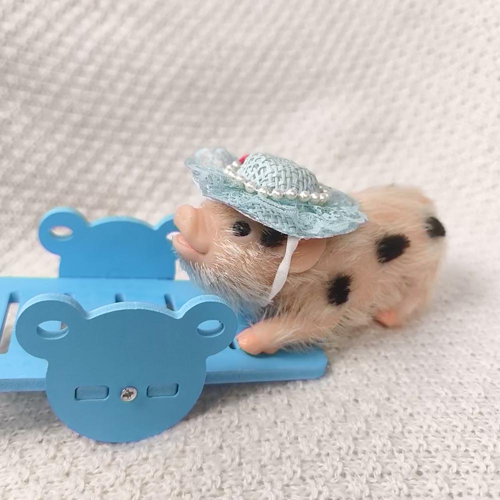 

Міні М яка Реалістична Свинка Лялька Силіконова Свинка Лялька Іграшка Дитяча Ранній Навчальний Подарунок Мила Реалістична Лялька Поросятка Іграшки для Зняття Стресу синій