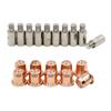 20pcs Plasma Electrode PR0105 Tip PR0102-10 For Trafi Met S45 25 Plasma Cutting Torch High Quality Welding Consumables