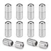 5pair Aluminum Men Women Shoelace Buckle Metal Lace Shoelaces Lock Kids and Adult No Tie Lazy Laces Capsules Buckle Accessories