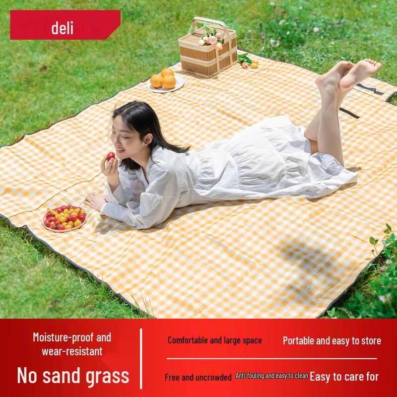 Deli Outdoor Foldable Oxford Cloth Picnic Mat