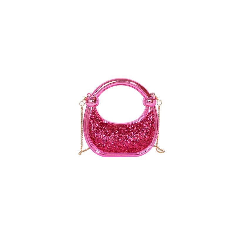 2026 Spring Women's Sparkling Underarm Crossbody Handbag - Fashionable, Simple Niche Design