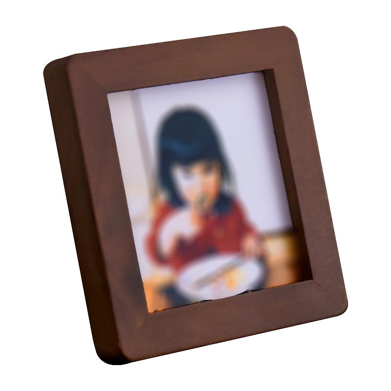 1 Stück Anordnen Dekorieren Holz Bilderrahmen Möbel Mini Bilderrahmen Vintage Bild Bilderrahmen Mini Album Ornament Porta Retrato Baby Bilderrahmen
